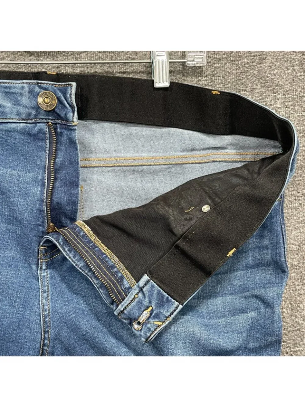 Lularoe Denim Skinny Jeans Womens 40 High Rise Magic Waistband Slimming Blue